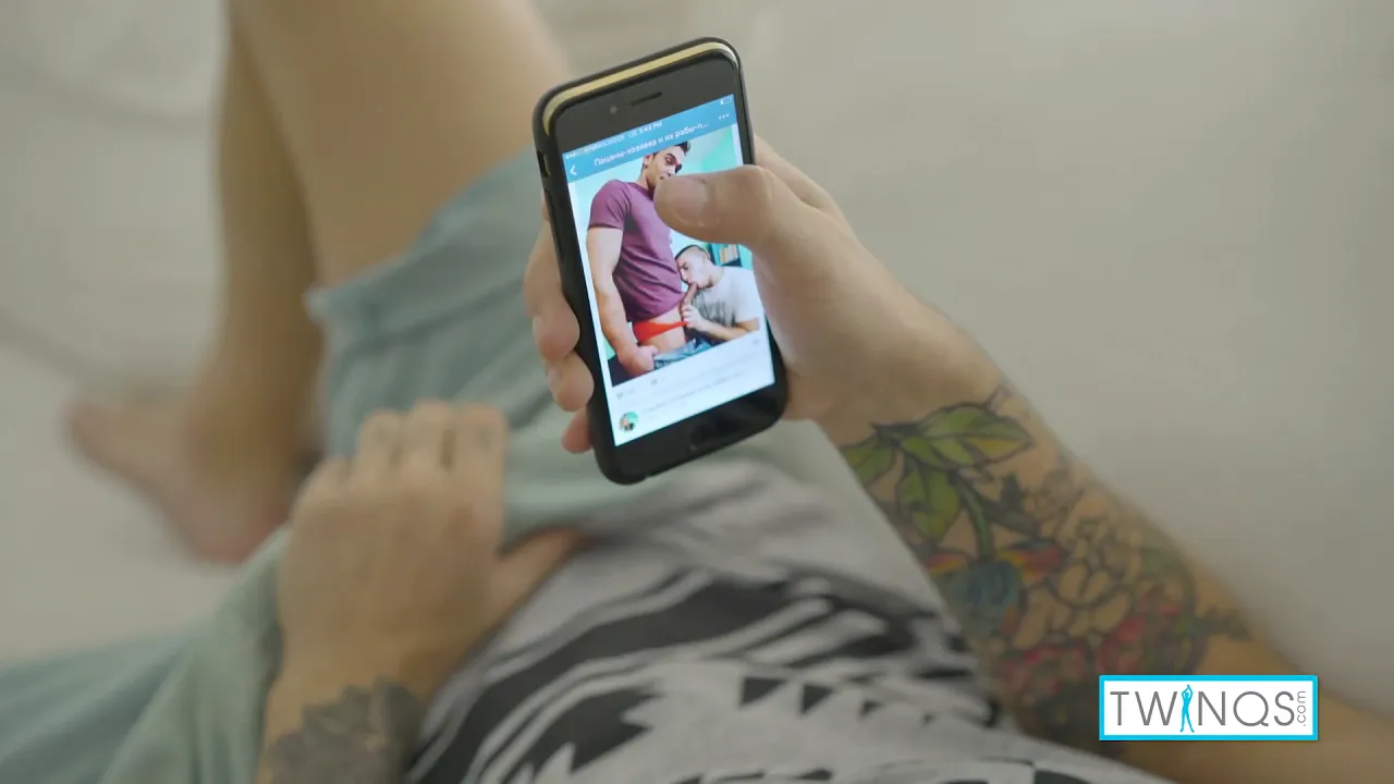 Noah A's big cock anal fucks handsome twink Liam P