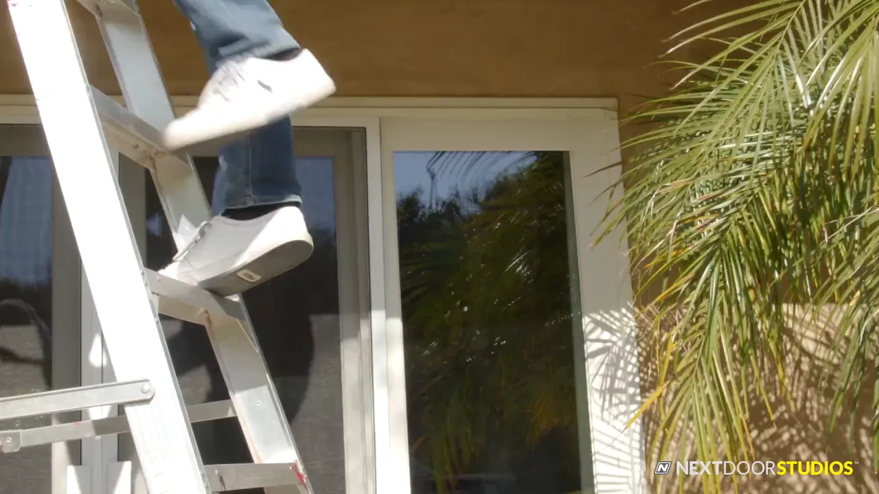 NextDoorStudios: Donte thick fucks hot ginger bareback on rooftop