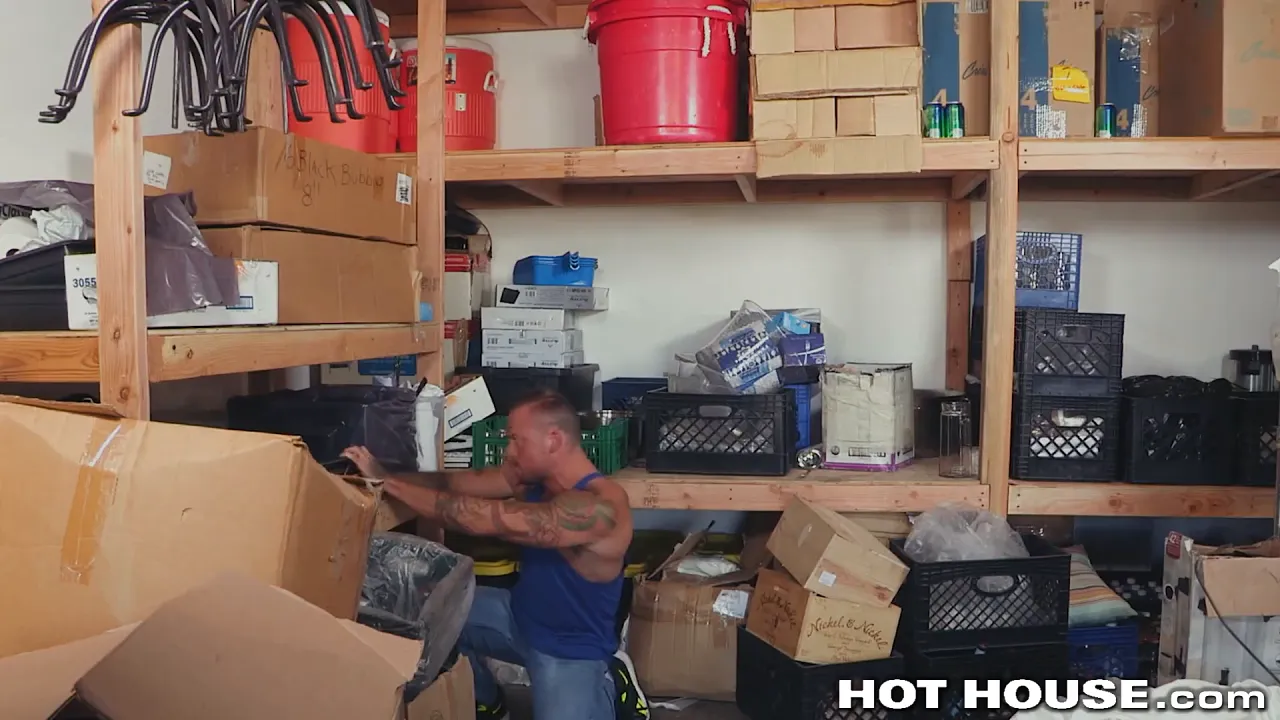 HotHouse - juicy hunk gets pounded into submission by huge tattoed guy - Sean Duran , blaze austin