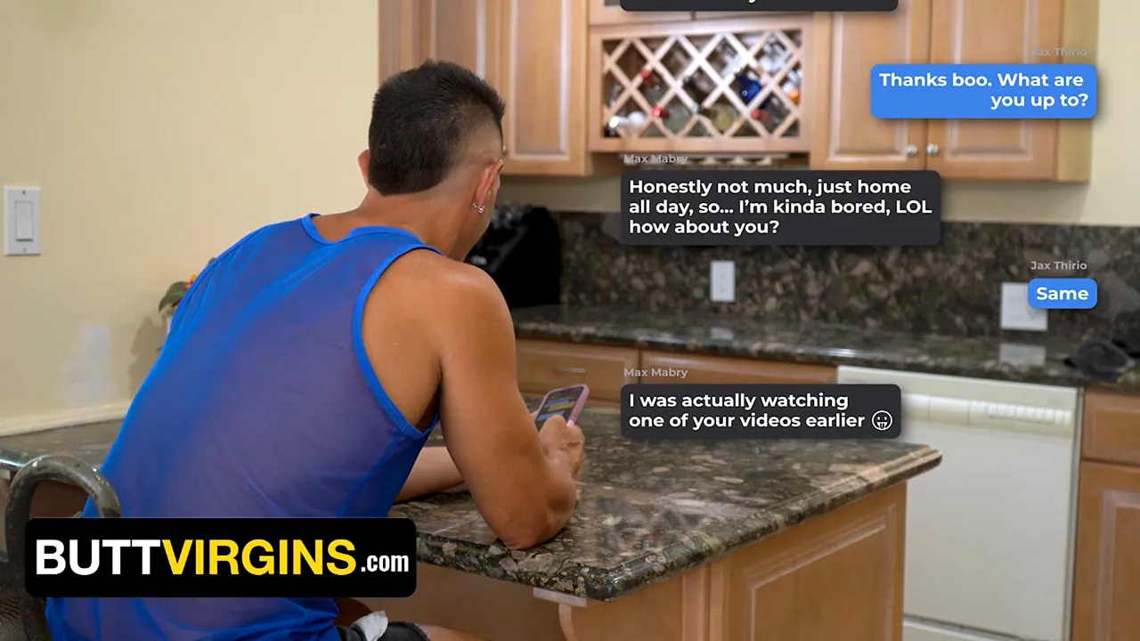 Gay twink Jax Thirio seeks first step-daddy hookup