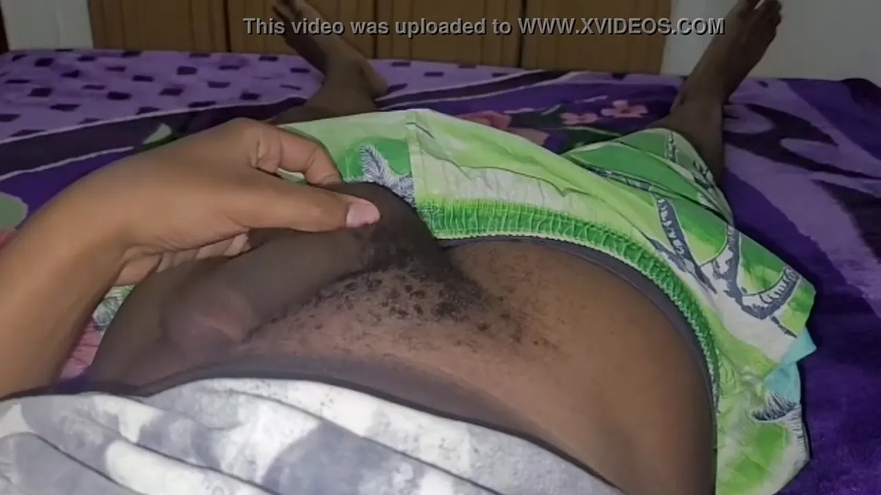 Gay guy wanks and cums all over his exposed cock