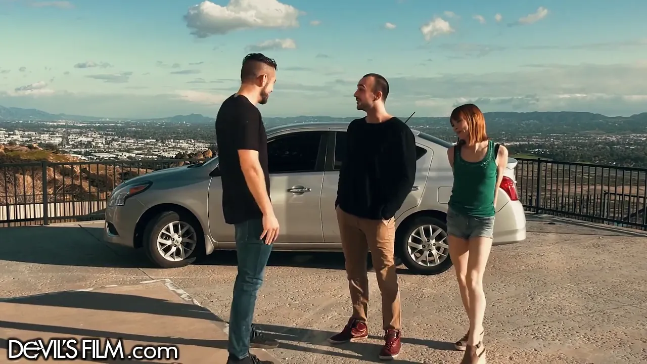 Cute redhead Alexa Nova has a bisexual threesome with her stepbro Dante Colle and her