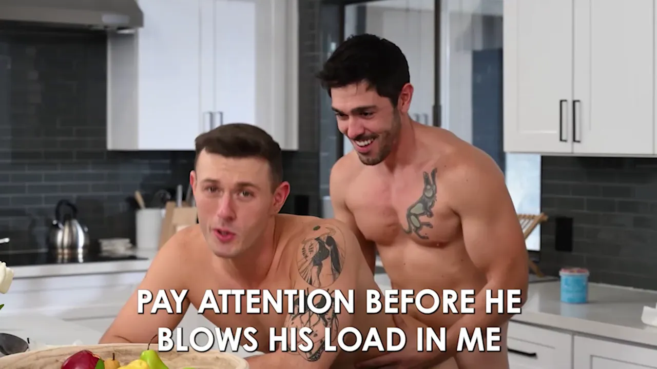 Next Door Studios: Grant Ducati bottoms for big gay bareback cock