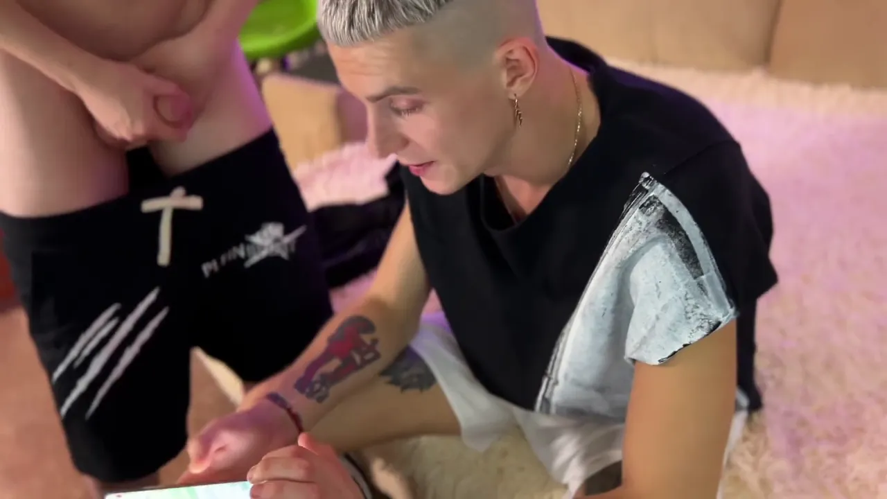 College friend and his stepdad fuck Falcon Al bareback at a gay sex party