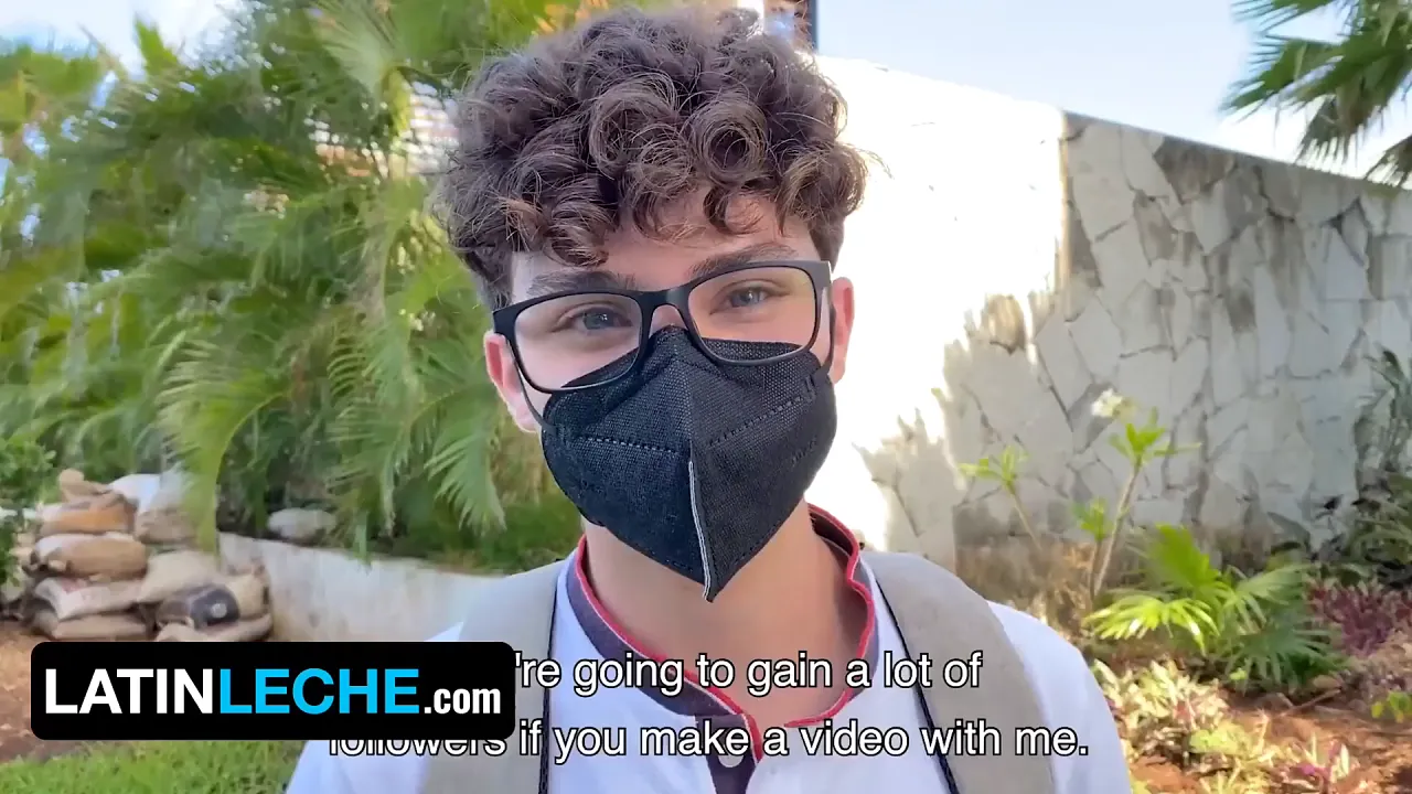 Gay Latino hunk Igor Lucios dominates inexperienced boy John Davei and makes him suck his