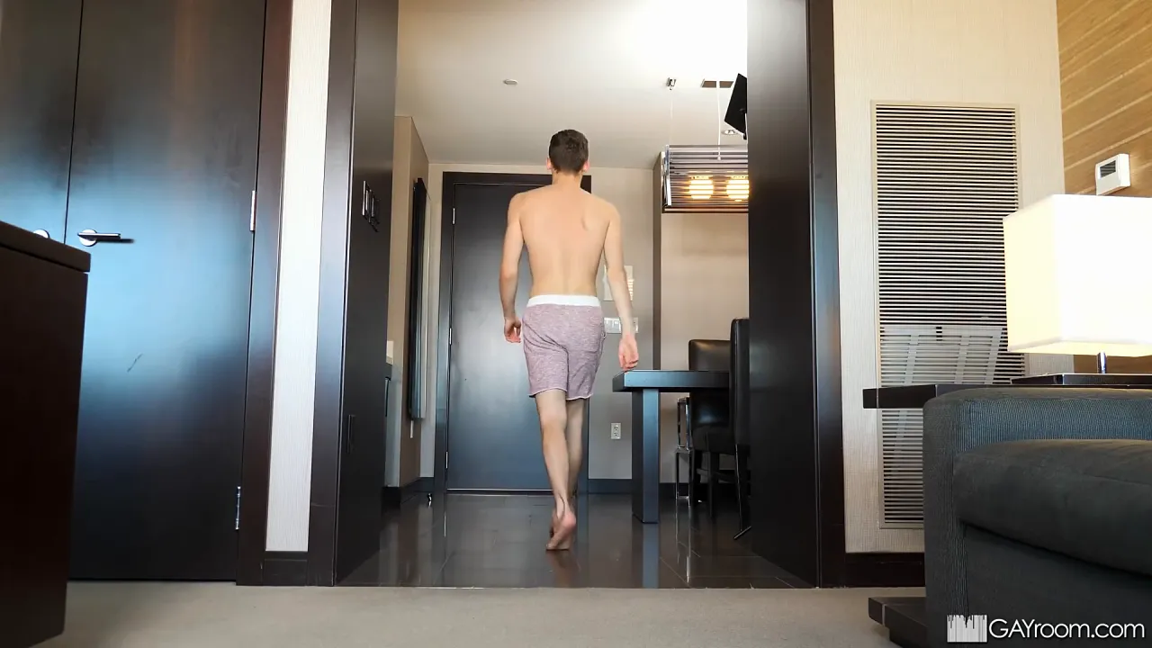Dillon Diaz twink gets stretched and fucked by his mom's date in the shower