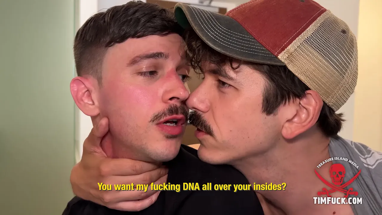 Gay Jonah Wheeler fucks another man bareback in public