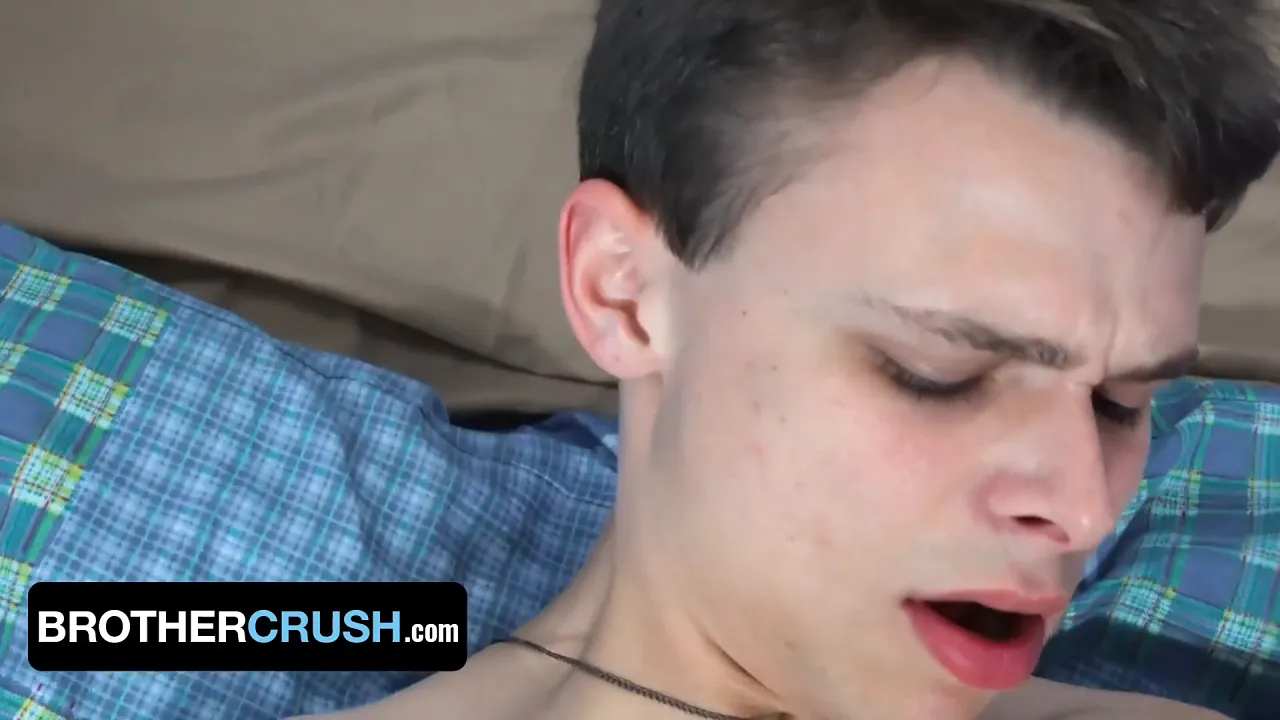 Innocent boy austin xanders takes his big step bros giant throbbing cock and hot jizz - brothercrush