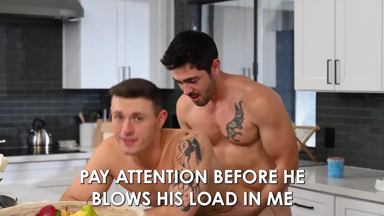 Active duty military man Eddie Patrick fucks and blows Blain O'Connor bareback