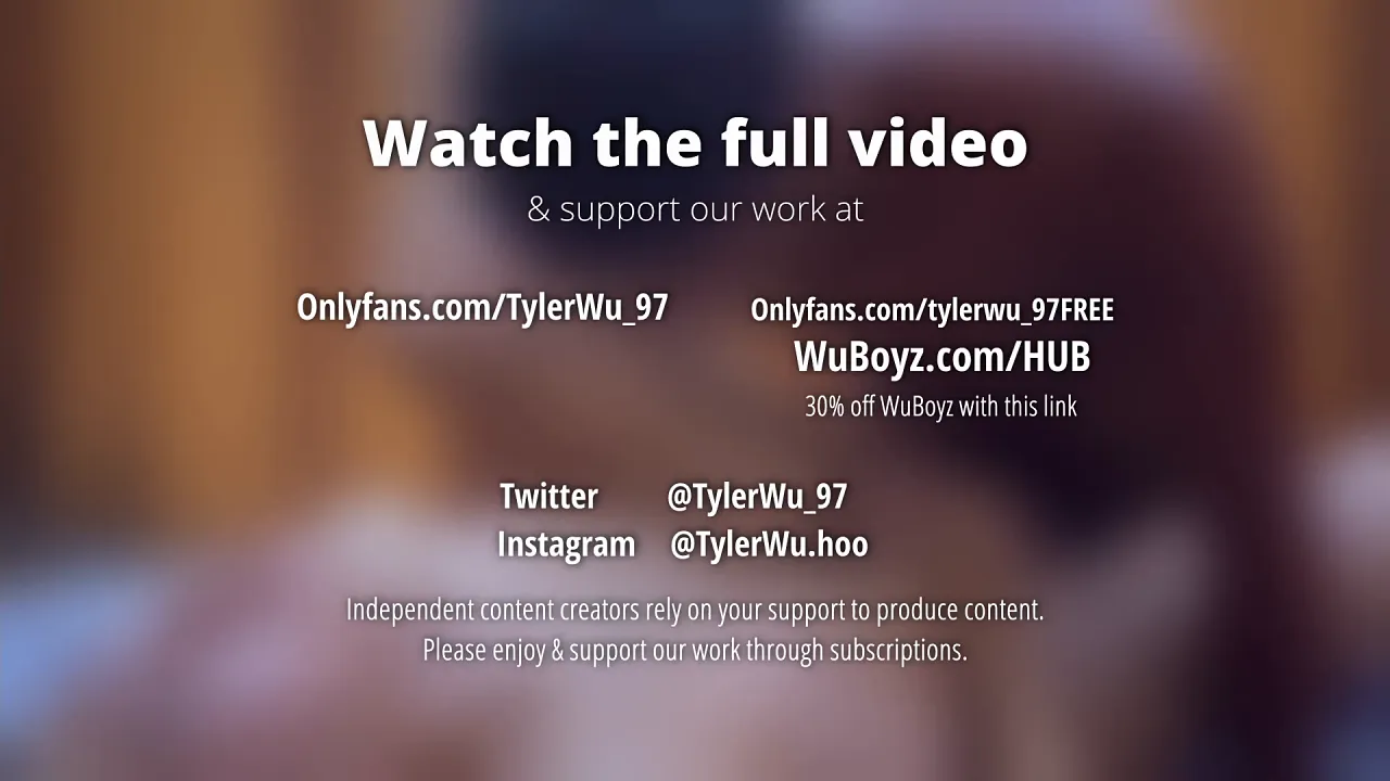 Asian boy Tyler Wu bottoms for a thick black twink dick, bareback and uncut