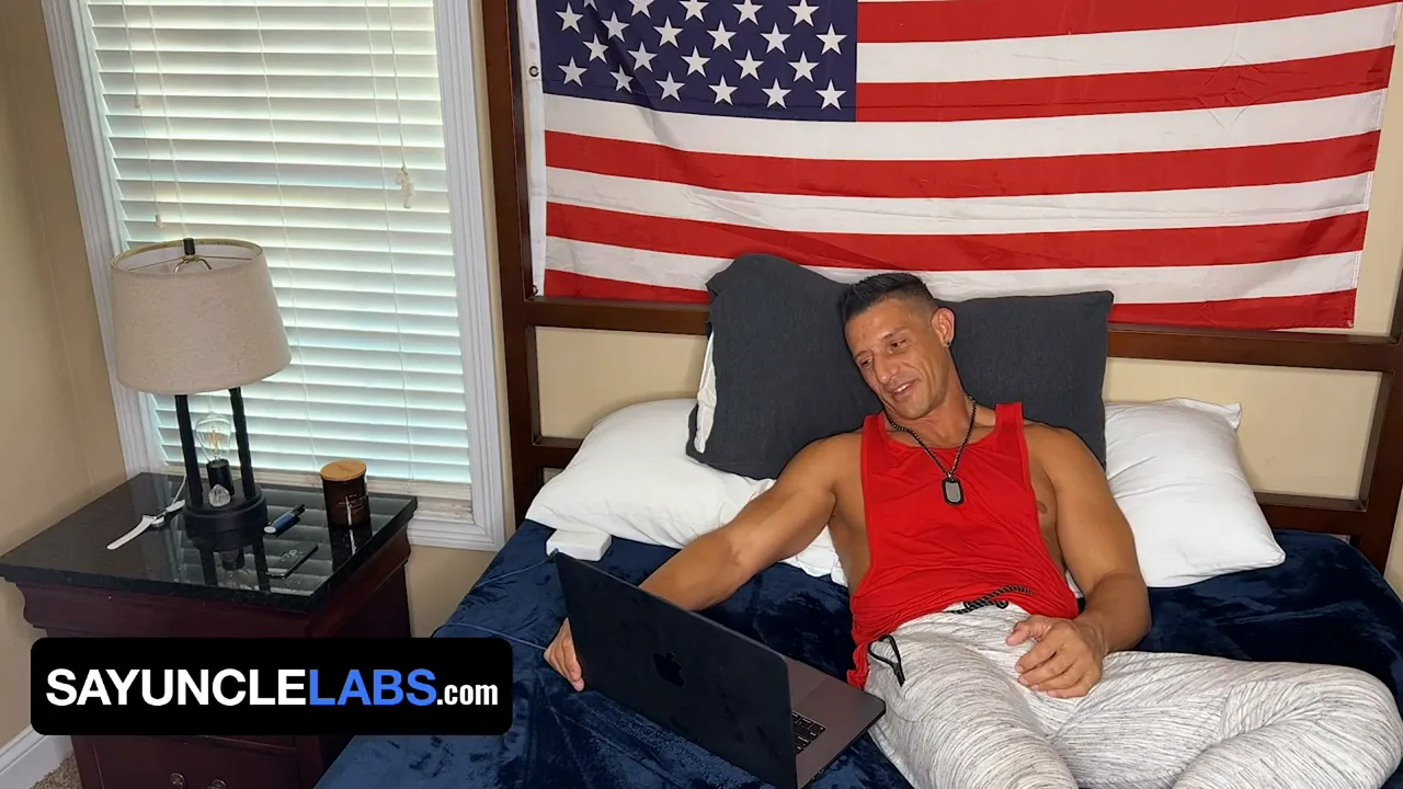 Gay amateur Tristan West loses his anal virginity to favorite porn star Jax Thirio in