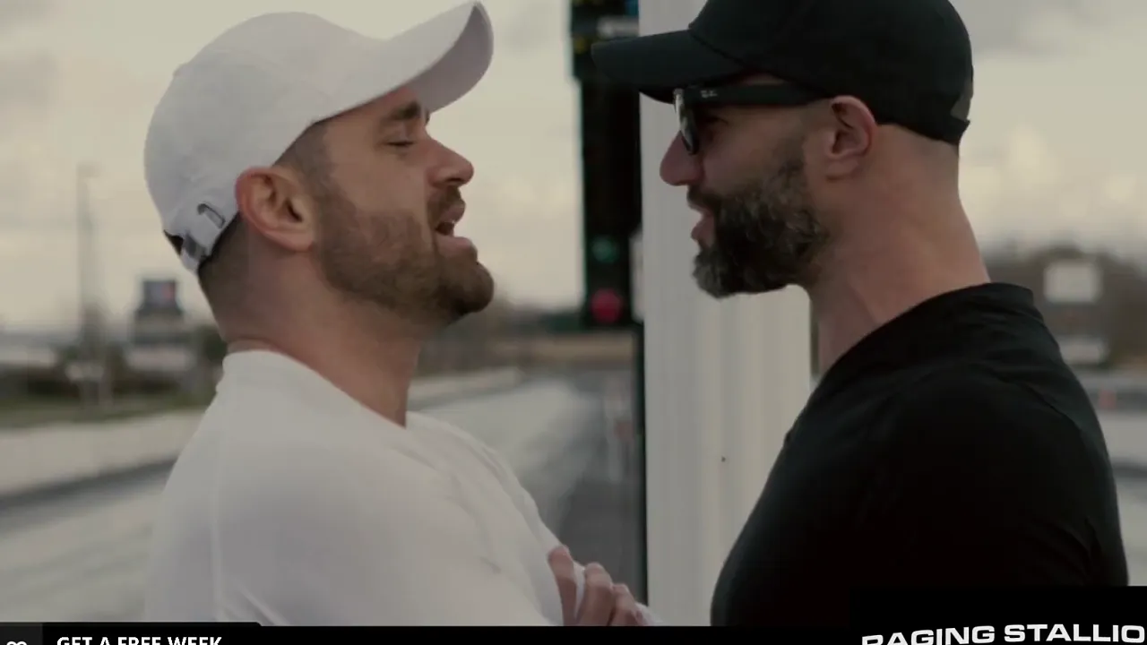 Cole Connor fucks Darenger McCarthy bareback in a gay muscle jock scene