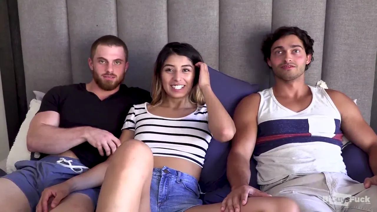 Bottom boy Joe tries topping with bisexual Latina redhead Vanessa and muscular gay stud