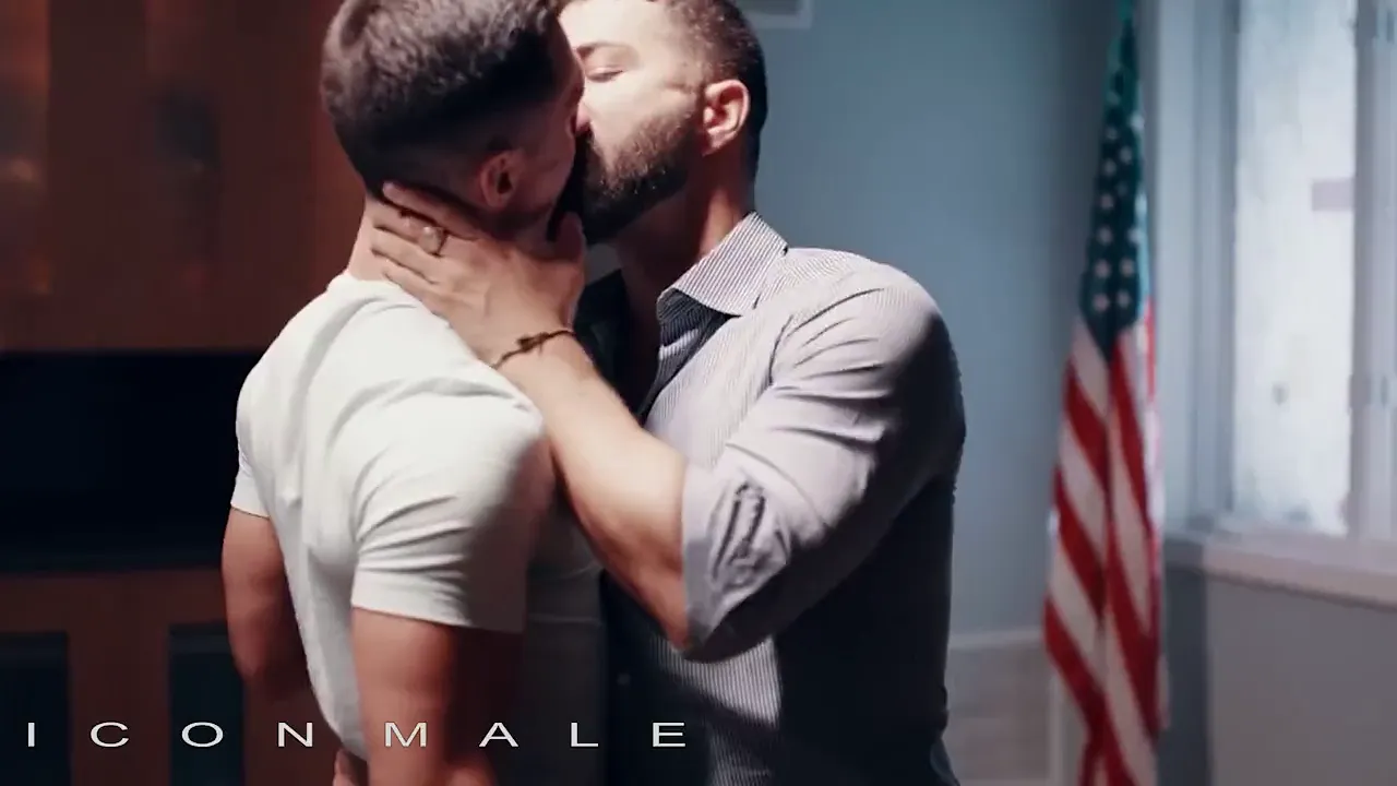 Gay muscle hunk Adam Ramzi has sex with his teacher Tristan Hunter