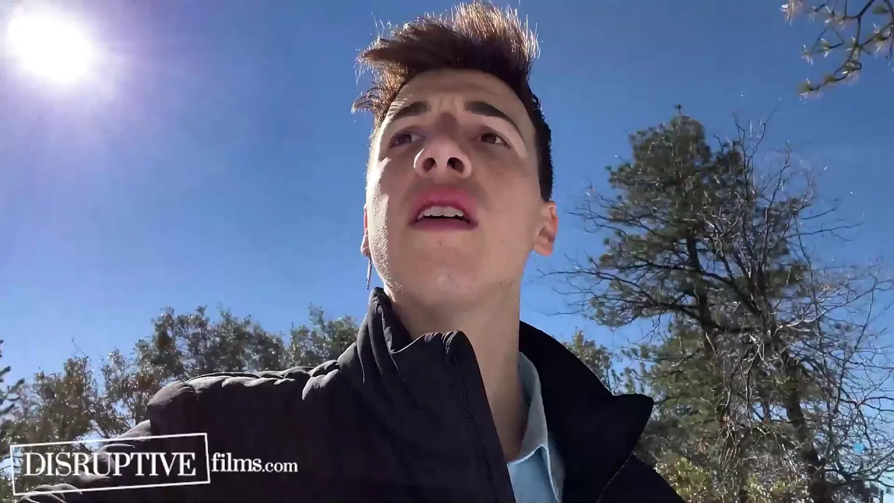 Twink Adam Ramzi gets tied up and fucked by hung gay man Troye Jacobs