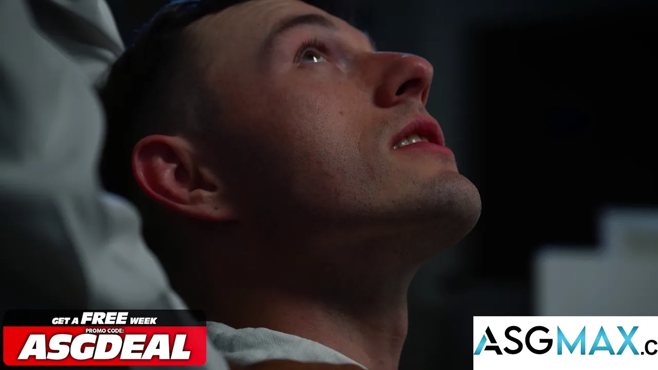 Gay vampire Ryder Owens flips and fucks his hunky assistant Noah Asli bareback