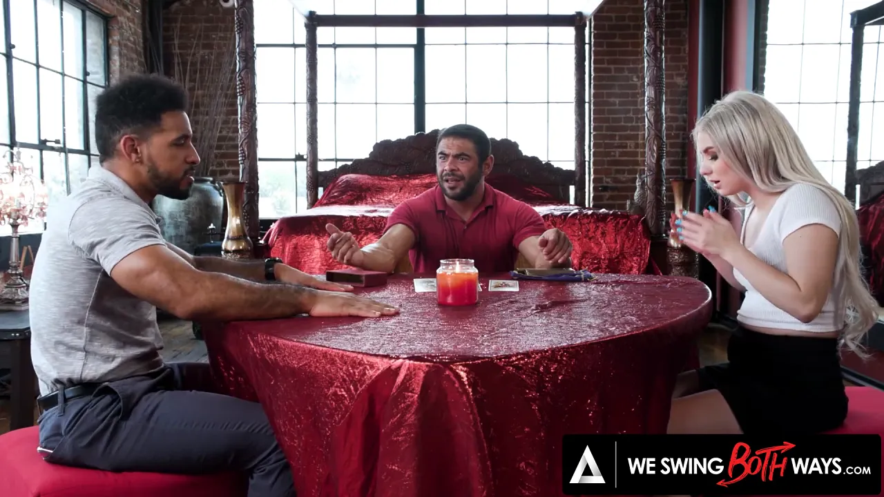 Aria Banks and her husband fuck a bisexual psychic medium