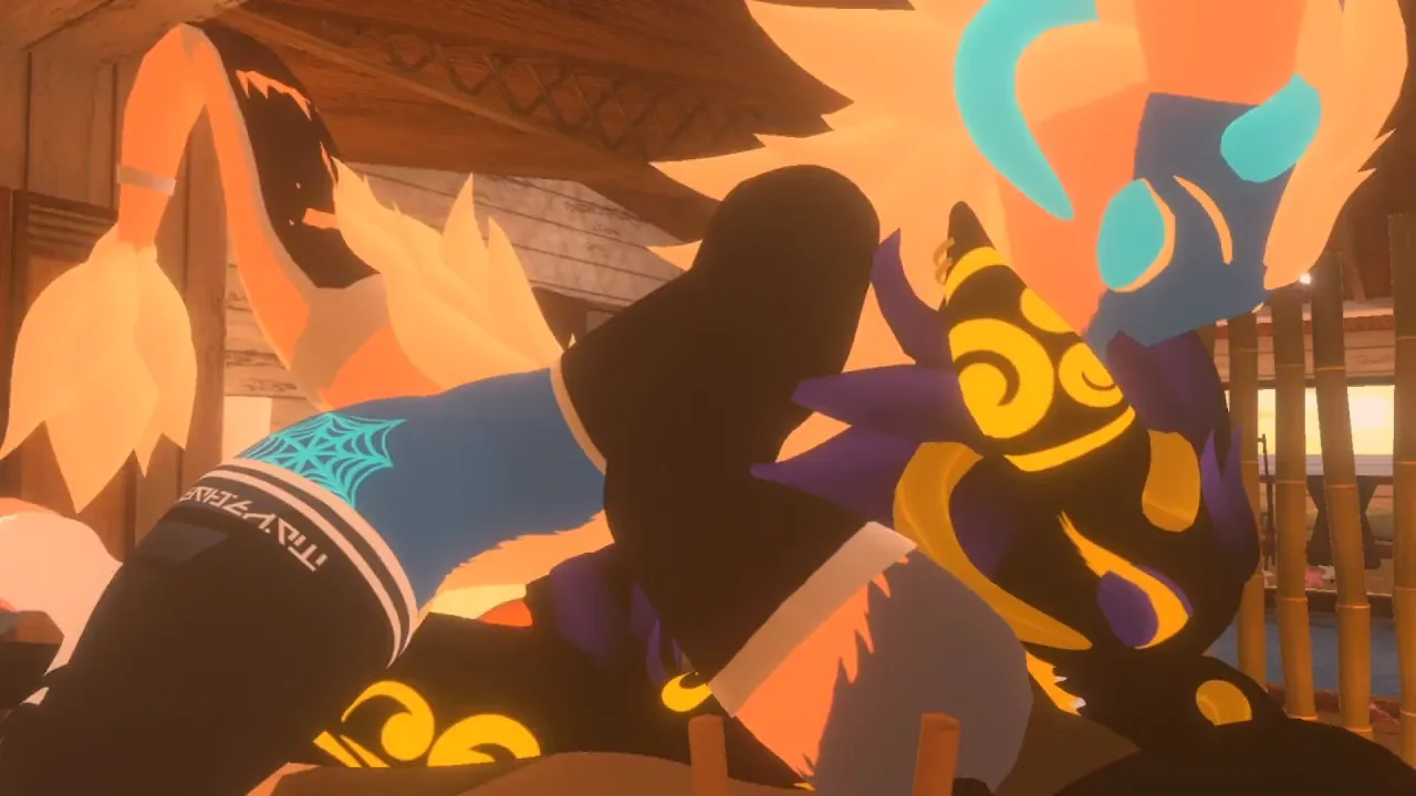 Gay cartoon male whicker beast gets fucked bareback by a male masseuse with a big dick