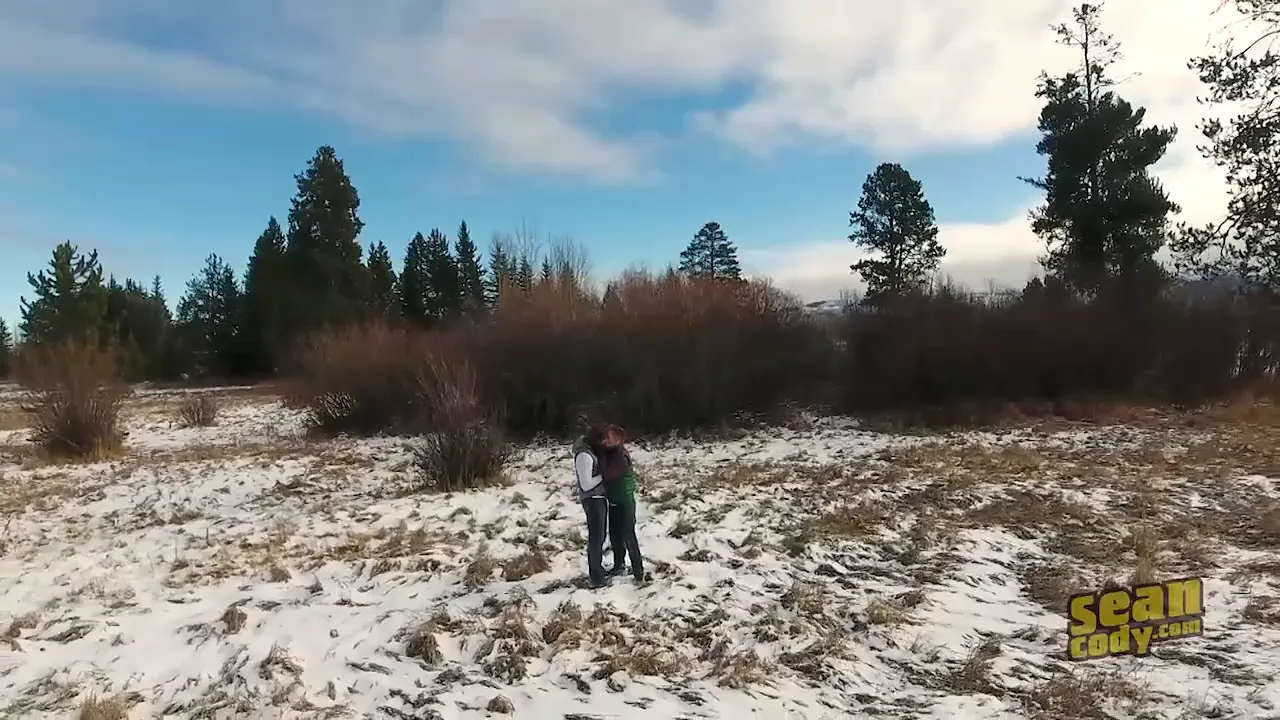 Dean and Dillan have a wild outdoor hookup with mountain views