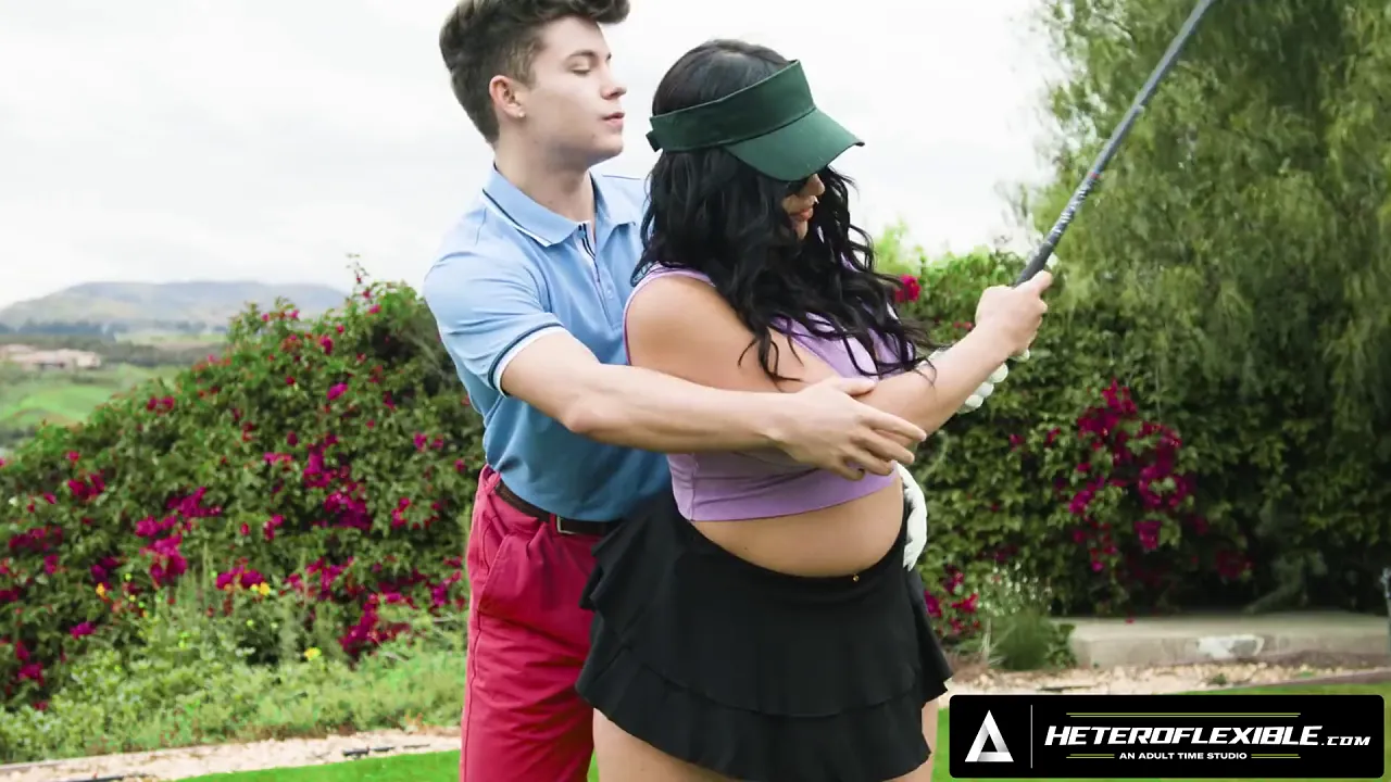 Gay twink Ander Wolfson disguises as girlfriend to get fucked bareback