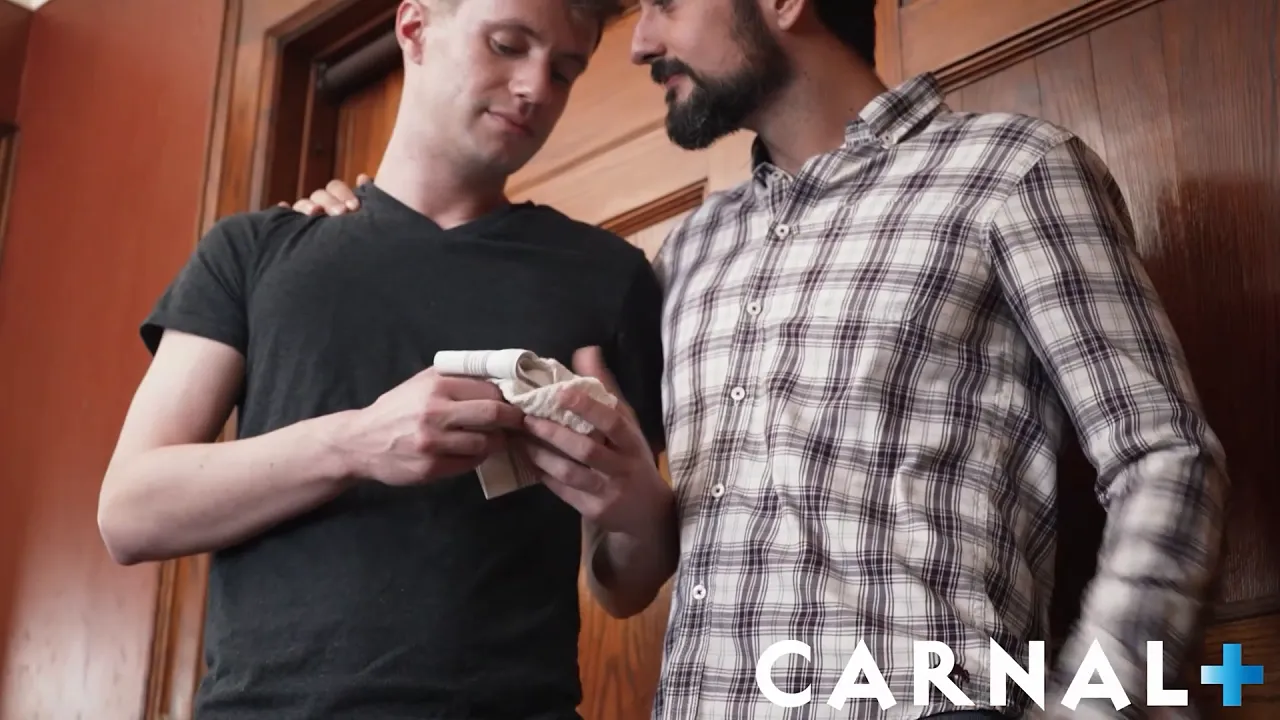 DILF Mason Lear fucks his jockstrap wearing stepson Maxx bareback