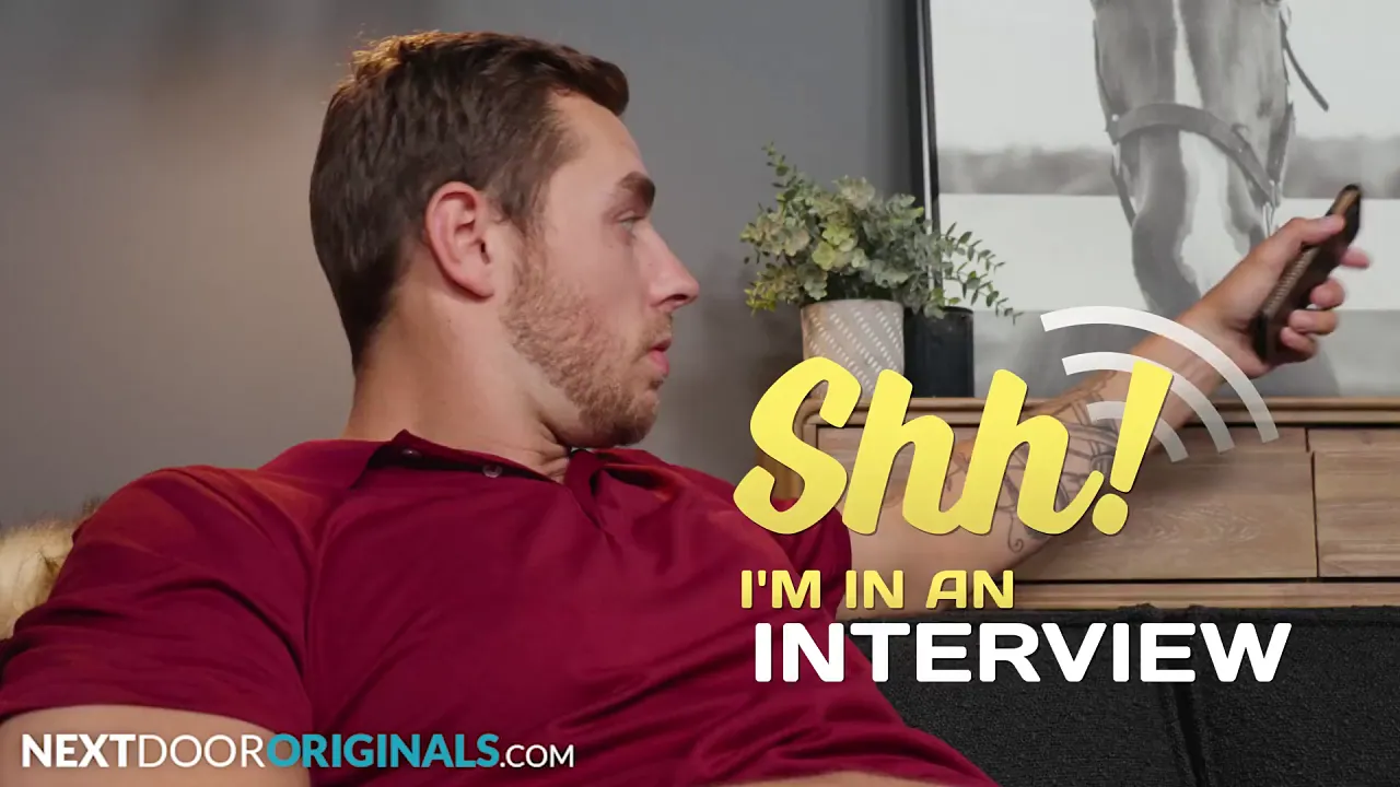 Sulky Latino hunk fucks hot BF during phone interview - carter woods, damien cruz - nextdoorstudios