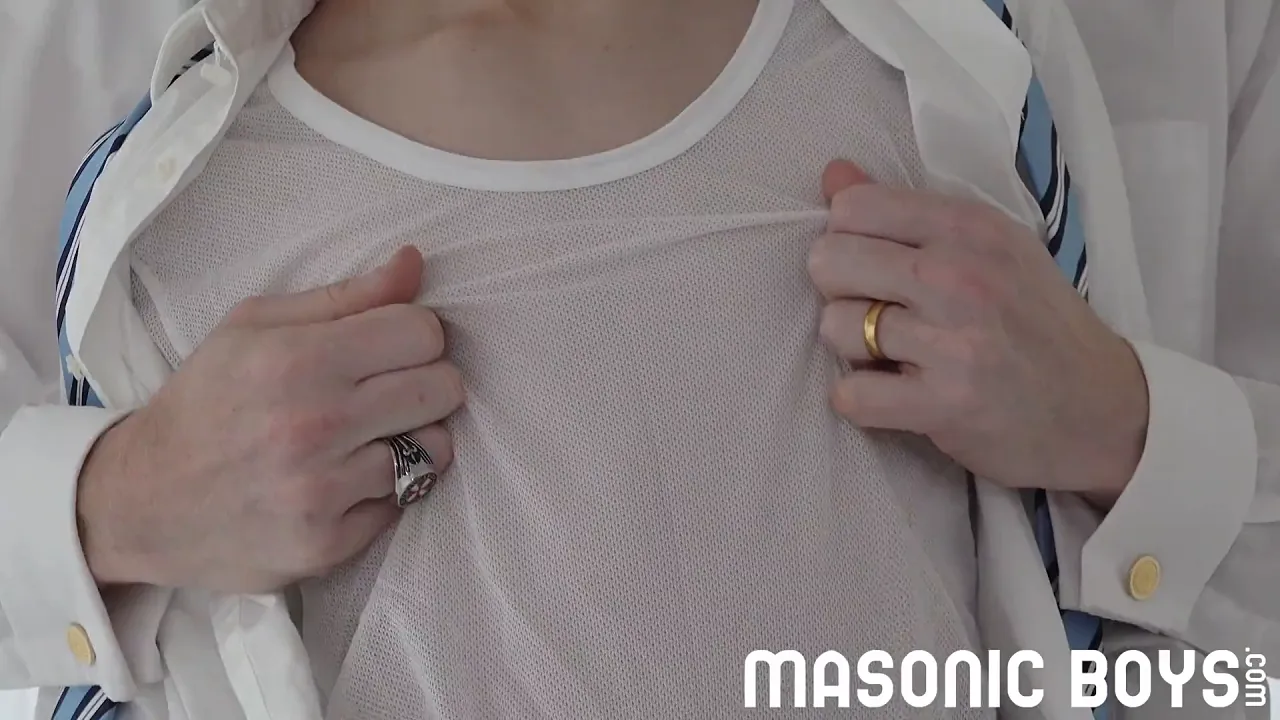 MasonicBoys: Holy DILF uses huge cock to fuck Mormon Boy