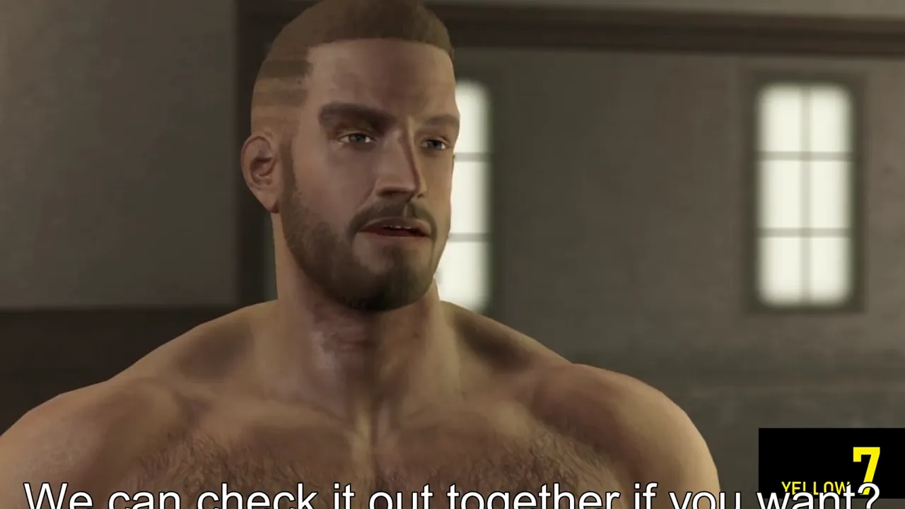 Gay twink gets rough blowjob from bear daddy in cartoon fetish