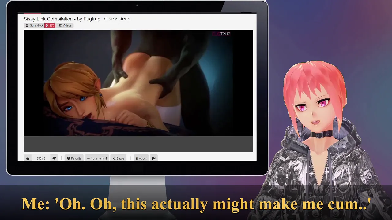 Gay cartoon boy gets fucked hard and cums on his own prostate