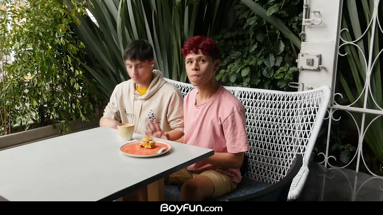 Latin gay boy fucked hard bareback, then gets cum facial