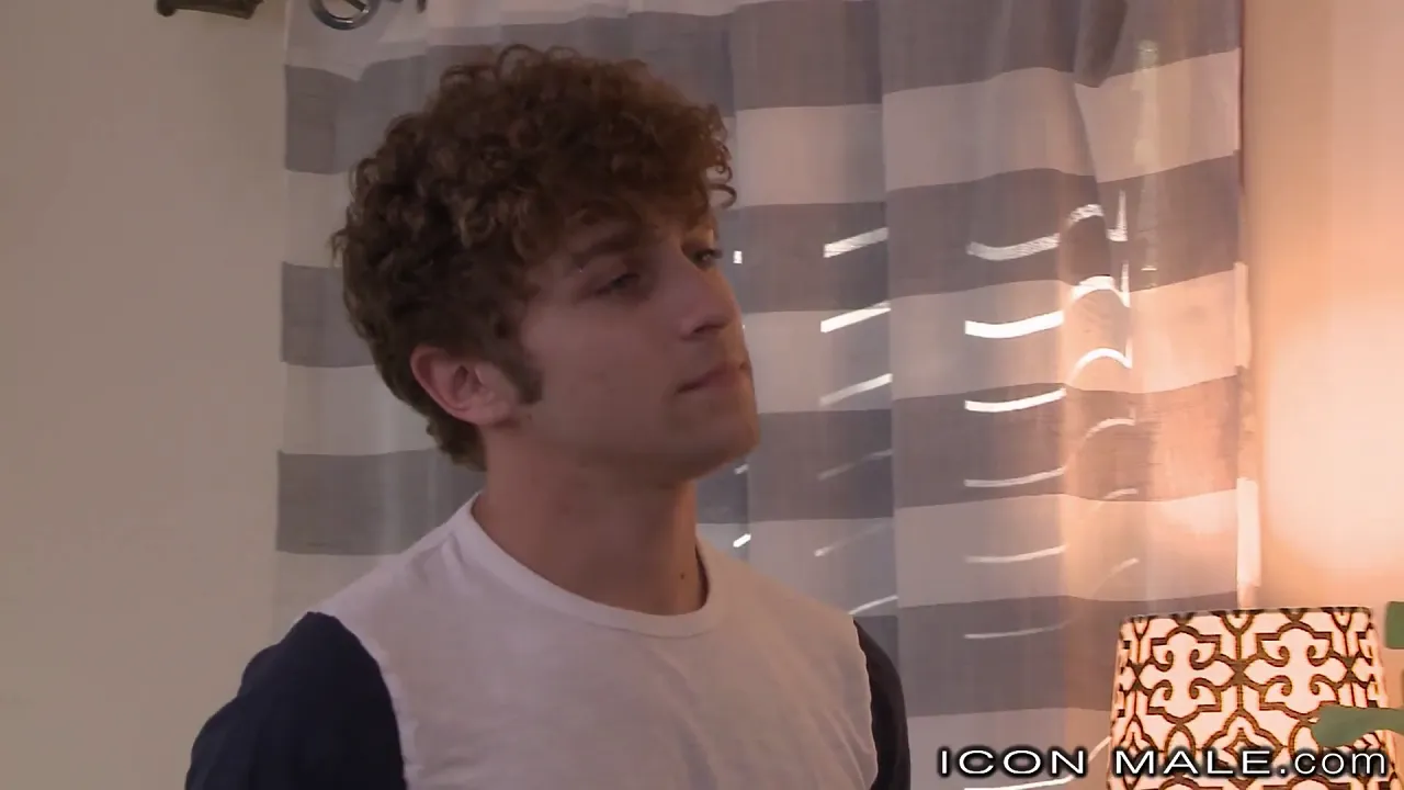 Gay twink Calvin Banks sucks and fucks his stepbrother's cock