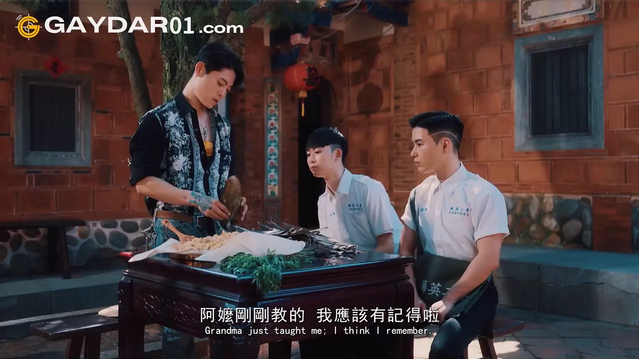 Horny taiwanese bros have hot 3some with Japanese exchange student