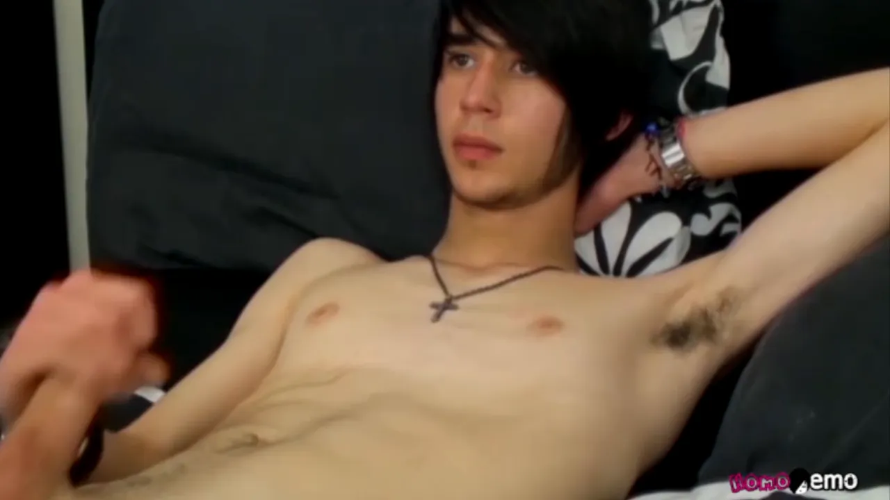 Compilation of emo gay guys pleasuring themselves and shooting hot loads