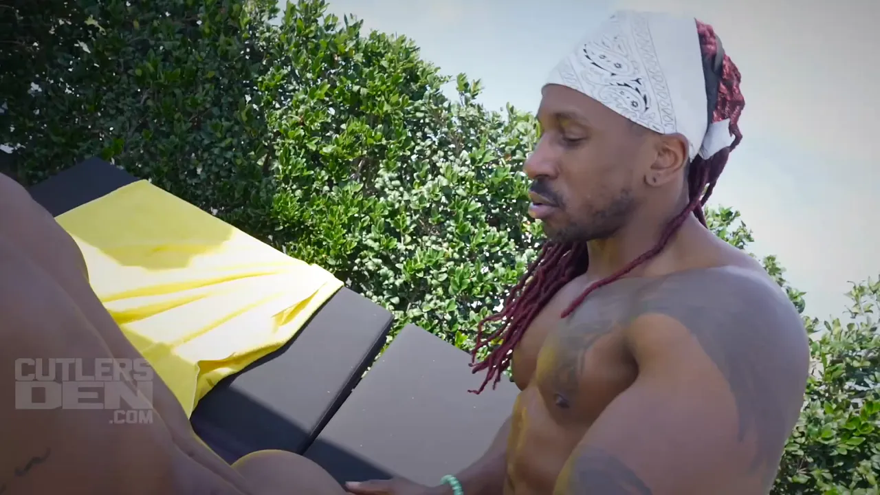 Muscle max fucks reese bareback and cums in his ass