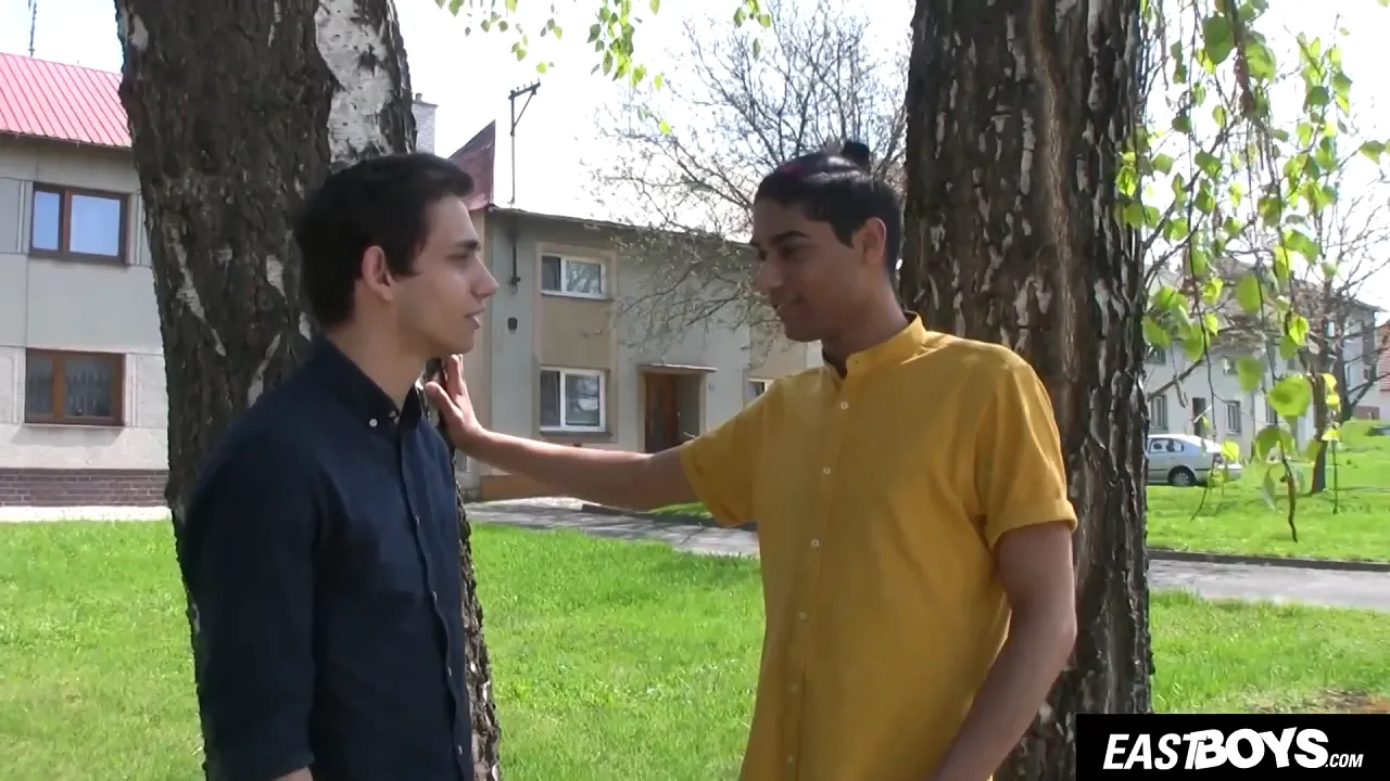 Czech Gypsy boy and friend have raw bareback sex