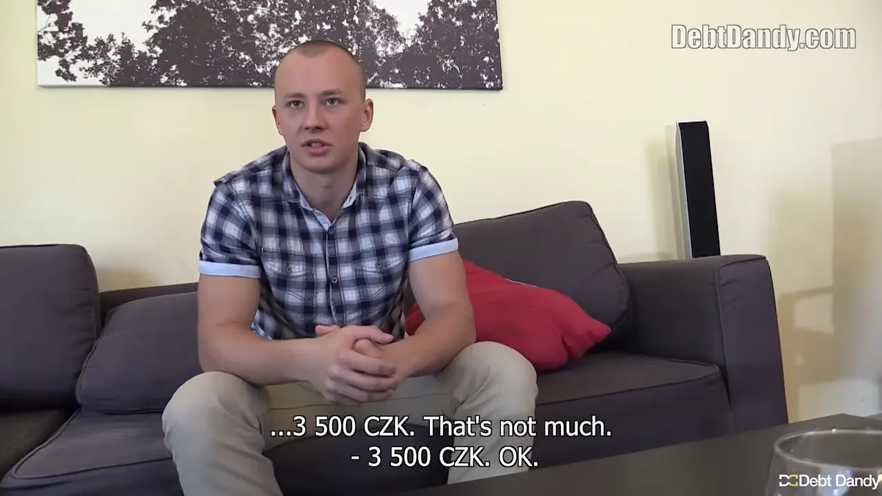 Two gay men compare big cocks and have bareback sex