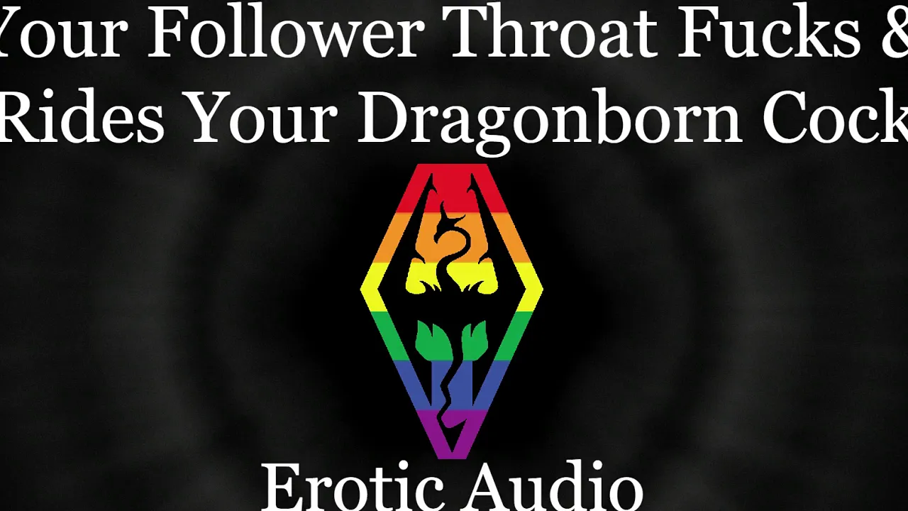 Gay hunks have rough anal and blowjob sex with a creampie in Skyrim