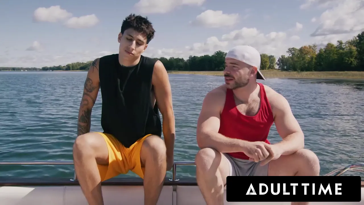 Straight buddies Marcus McNeil and Angel Elias fuck hard after disappointing boat day