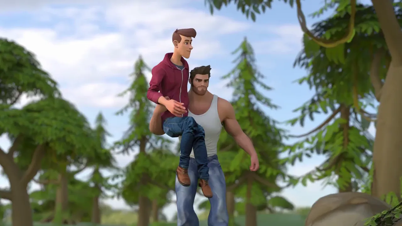 SodomySquad - gay superhero alpha saves vulnerable twink, shoves his hunk cock into ass
